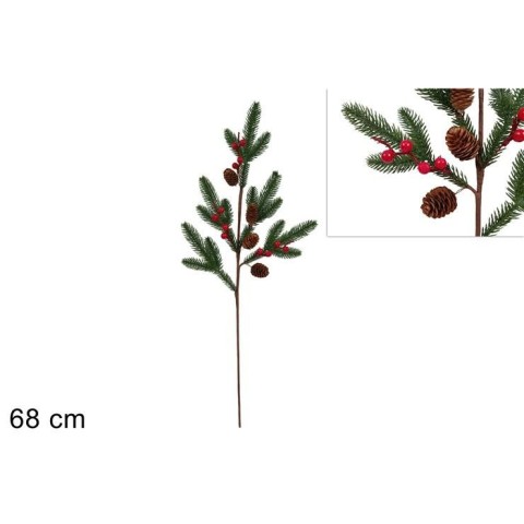 STELO RAMI PIGNE E BACCHE 68CM.
